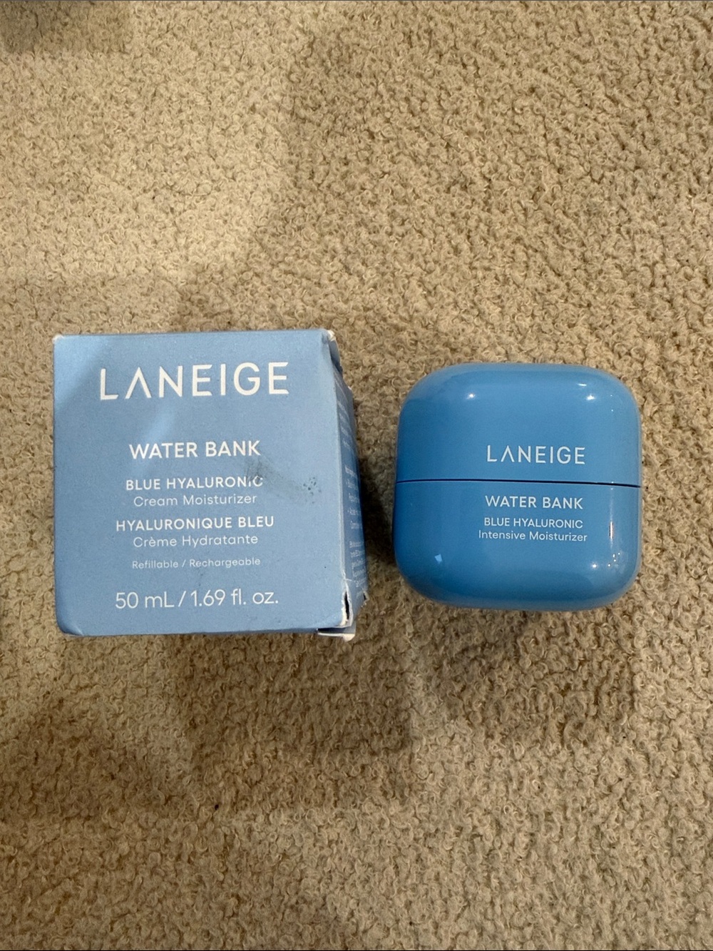 LANEIGE Water Bank Blue Hyaluronic Moisturizer - USED ONCE